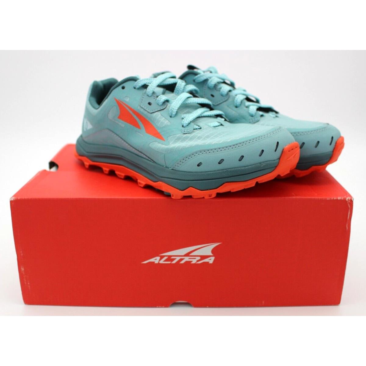 Altra Lone Peak 6 Womens Green Teal Running Athletic Shoes AL0A548E305 - Size 8