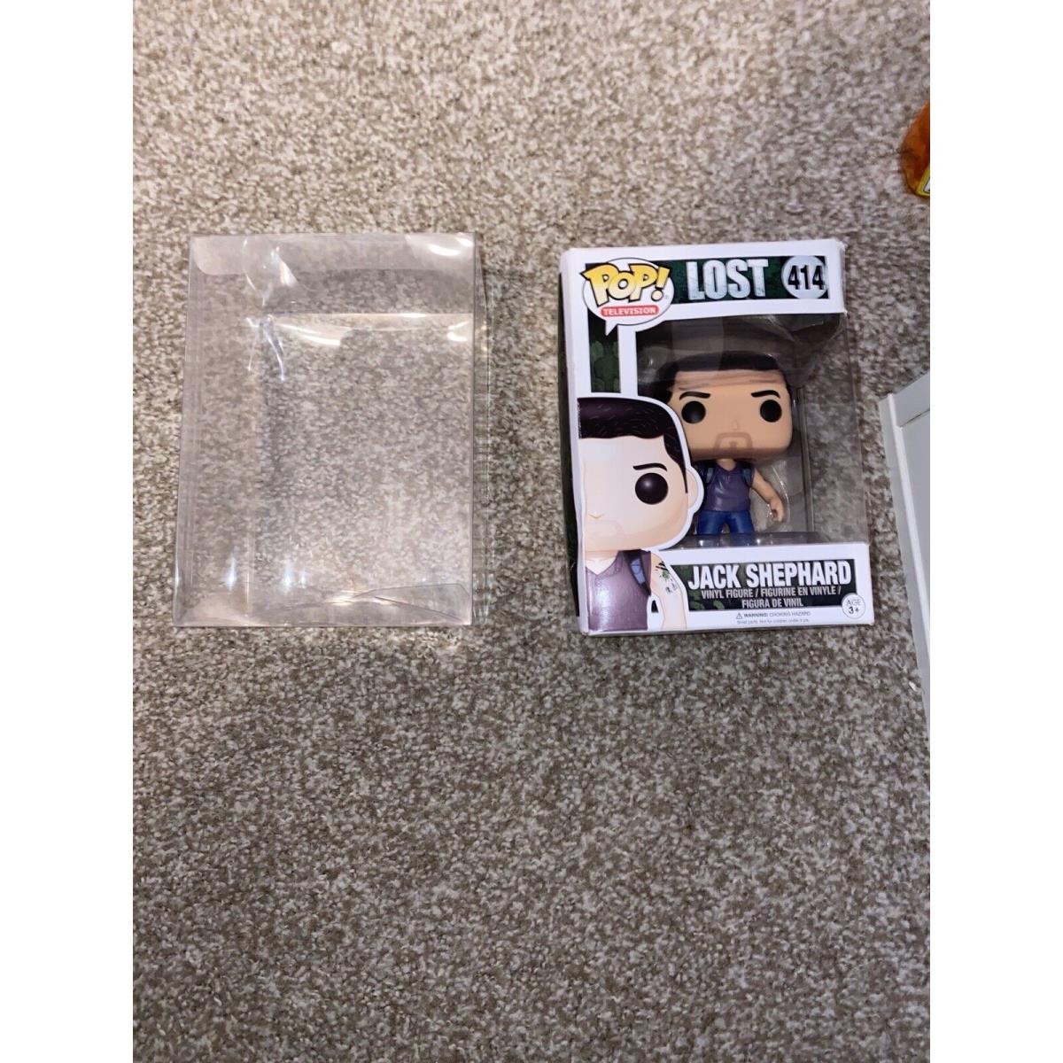 Pop Tv: Lost Jack Shepard 414 Vinyl Figure Funko Some Box Damage W Protector