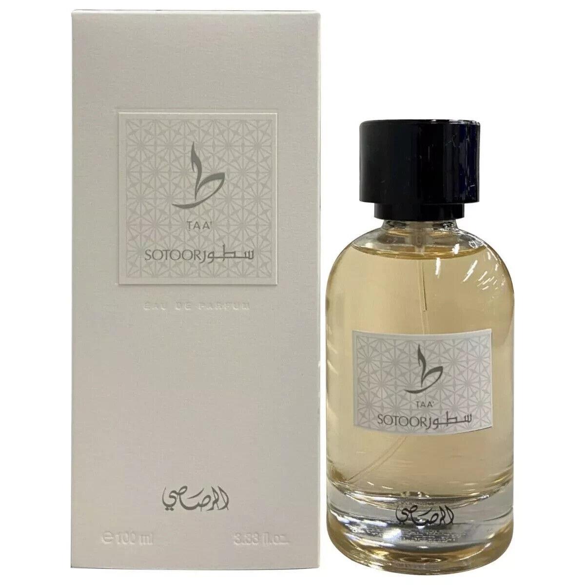 Sotoor Taa by Rasasi Perfume For Unisex Edp 3.3 / 3.4 oz