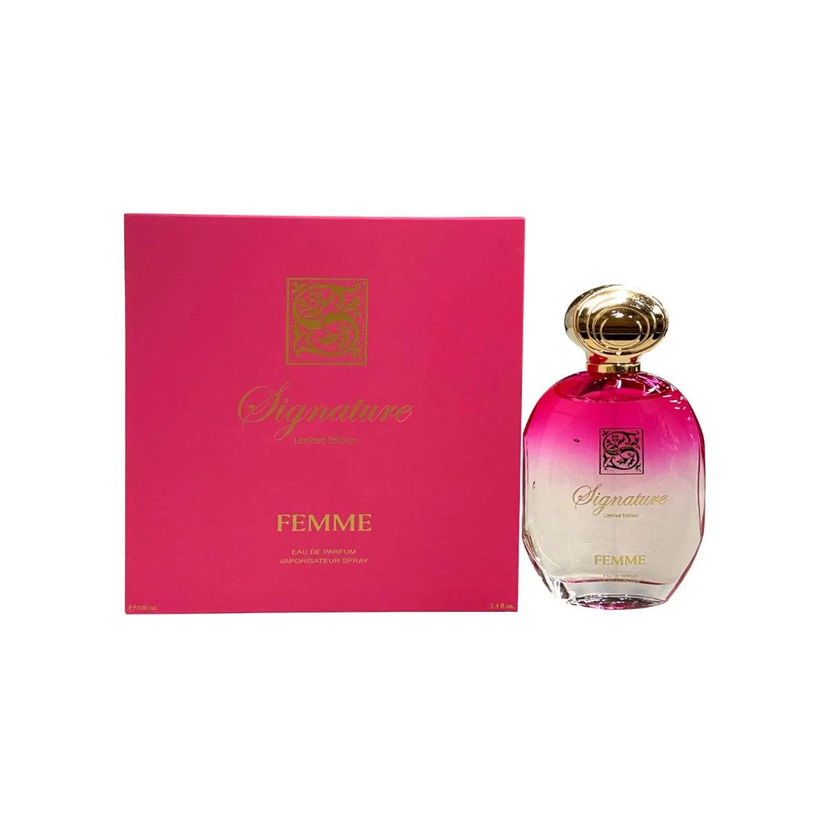 Limited Edition Pink Femme by Signature Perfume Edp 3.3 / 3.4 oz