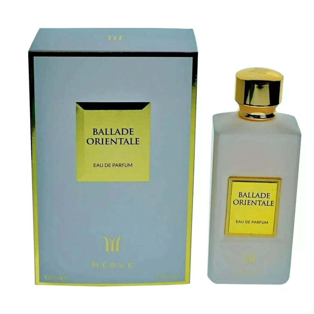 Ballade Orientale by Merve Perfume For Unisex Edp 3.3 / 3.4 oz