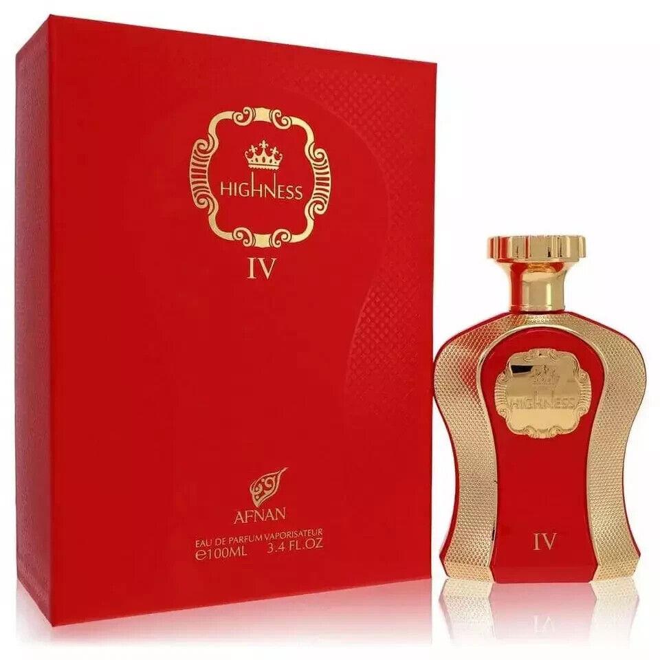 Highness IV Red by Afnan Perfume For Women Edp 3.3 / 3.4 oz