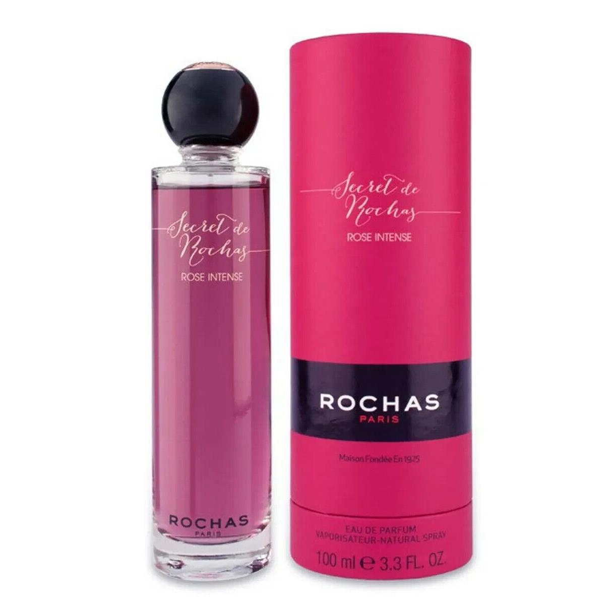 Secret de Rochas Rose Intense by Rochas Paris 3.3 oz 3.4 Edp Women