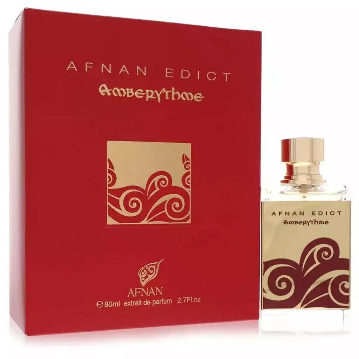 Amberythme by Afnan Perfume For Unisex Edp 2.7 oz