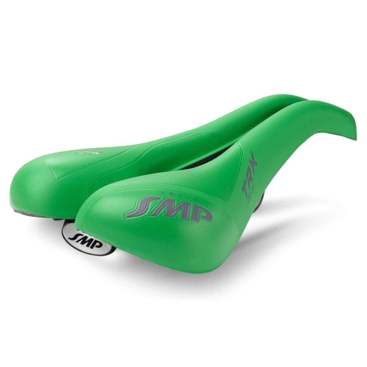 Selle Smp Trk Saddle Medium Green - Green, Saddle seat: Green