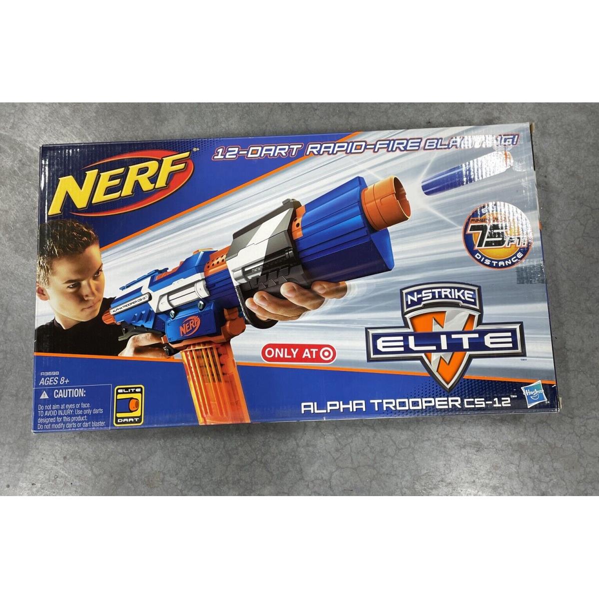 Nerf N Strike Elite 12 Dart Rapid Fire Blasting up to 75 ft Distance