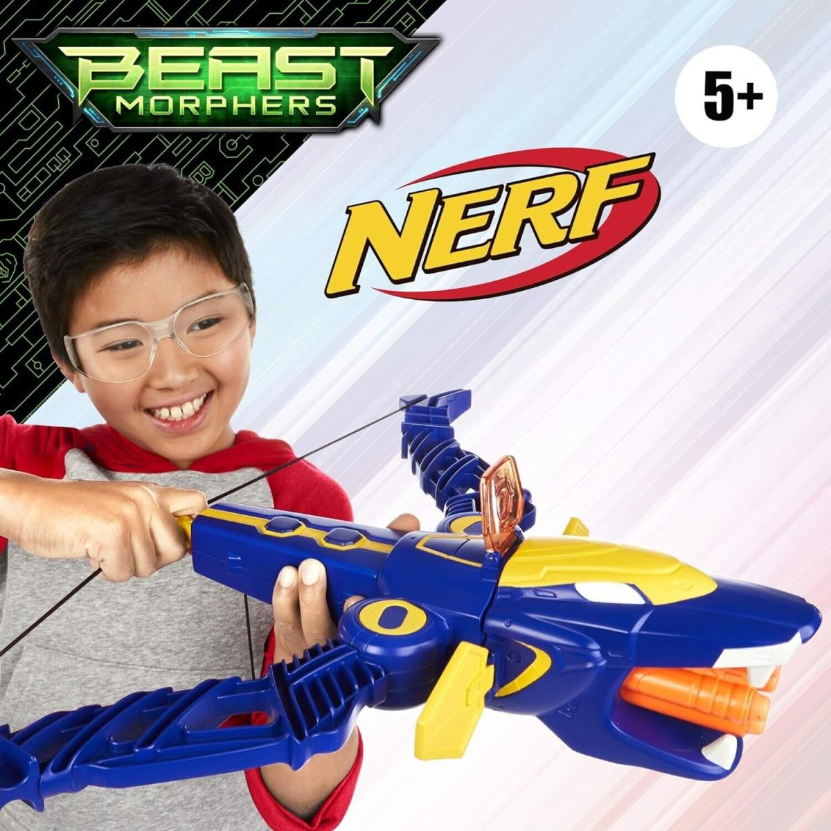 Power Rangers Beast Morphers Beast-x King Mega Bow Toy Nerf Dart