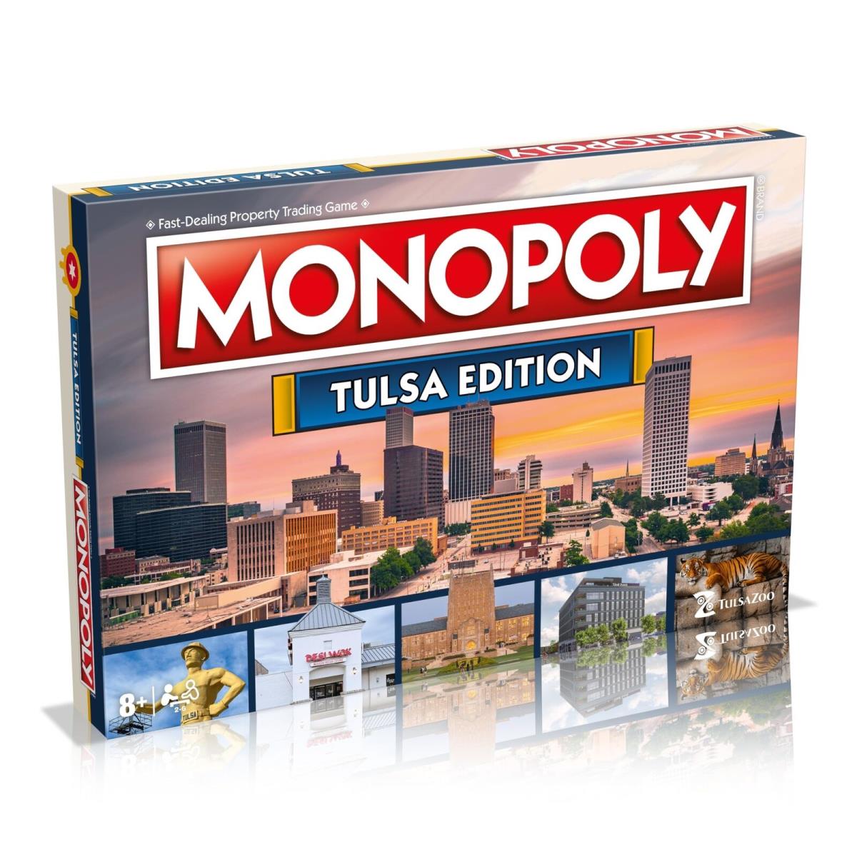 Board Game Tulsa Edition: 2-6 Players Family Board Games For Kids and Adults