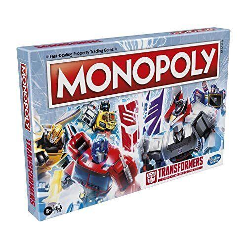 Monopoly: Transformers Edition Board Game For 2-6 Players Kids Ages 8 and Up