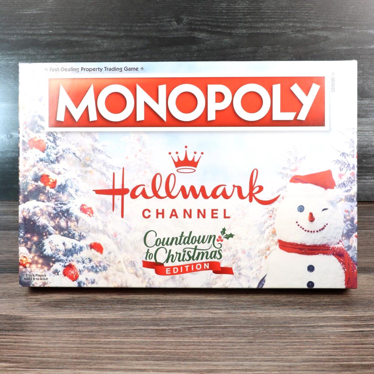 Hallmark Channel Countdown To Christmas Monopoly Board Game 2022 Usaopoly Hasbro