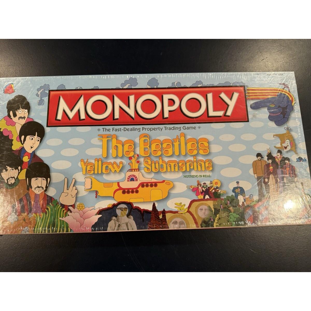 The Beatles 50th Yellow Submarine Monopoly Board Game