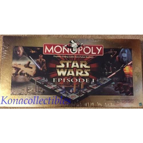 Hasbro Star Wars Episode 1 Monopoly Collector Edition 1999