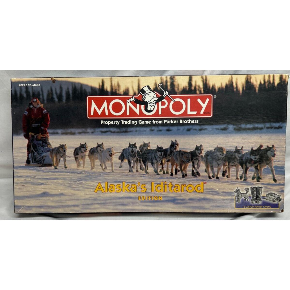 Monopoly Alaska s Iditarod Edition Game 1998 Complete