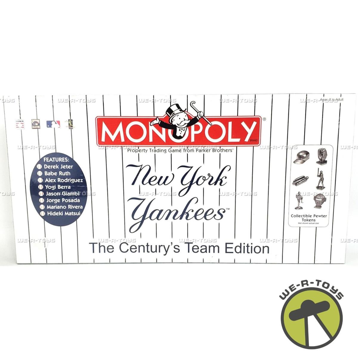 Monopoly York Yankees The Century`s Team Edition 2004 Hasbro 00222