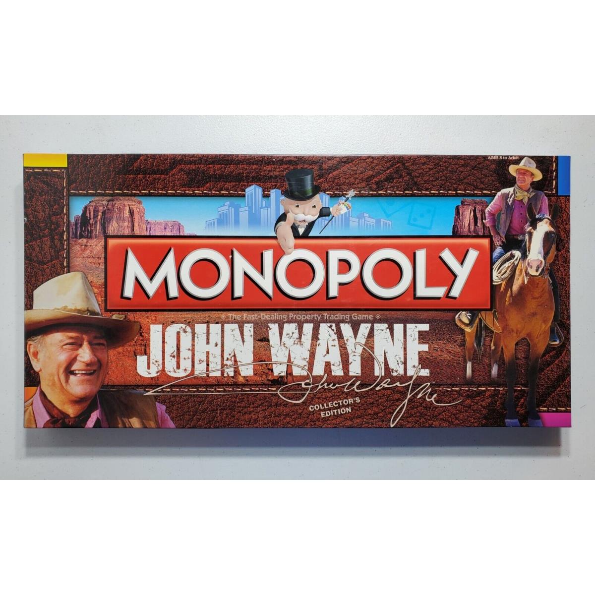 Vintage Monopoly John Wayne Collector`s Edition