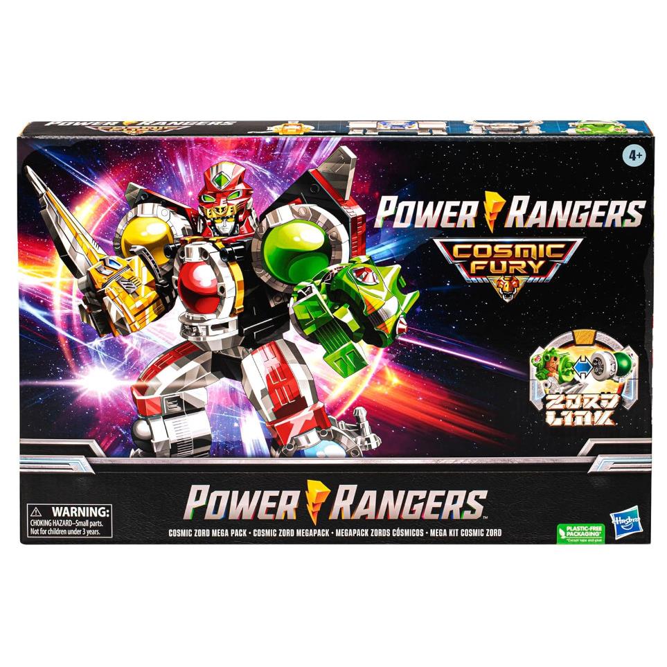 Power Rangers Cosmic Fury Cosmic Zord Mega Pack Action Figure Kids Action Toy