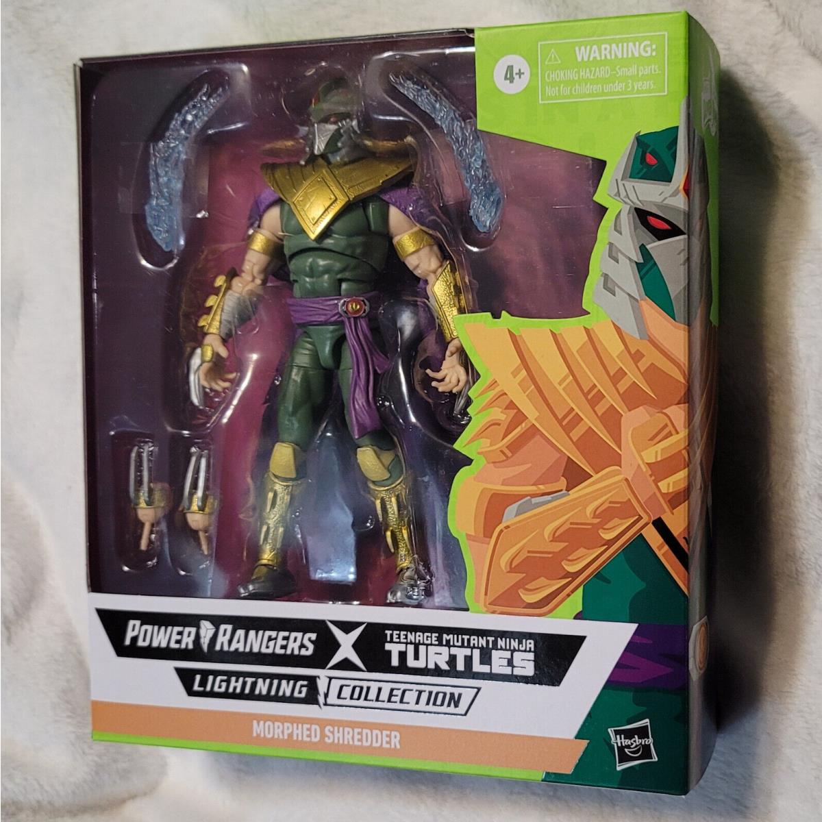 Power Rangers X Tmnt Ninja Turtles Lightning Collection Morphed Shredder Green