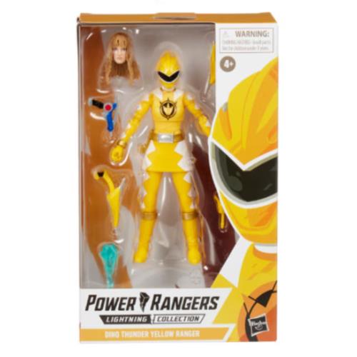 Power Rangers Yellow Ranger Dino Thunder 8xAction Figure Case