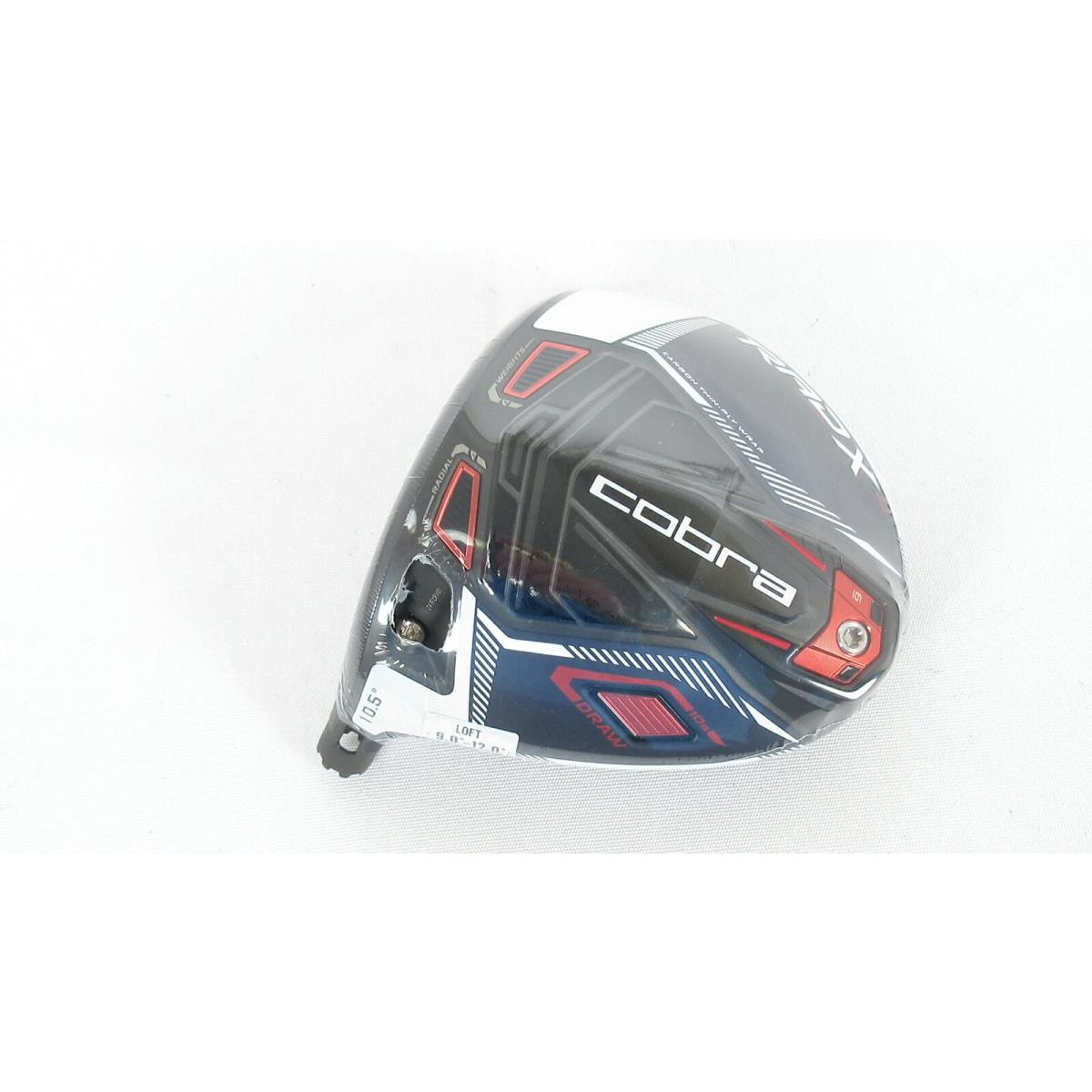 Left Handed- Cobra King Radspeed XD Peacoat/red 10.5 Driver Head 289857 - Red