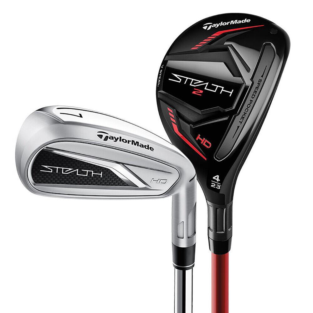 Taylormade Stealth HD 2022 Combo Hybrid Irons Choose Set Dexterity Shaft - Teal