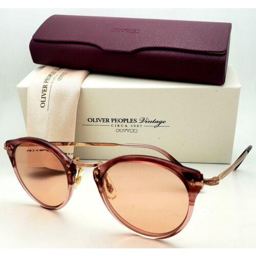 Oliver Peoples Eyeglasses OP-505 OV5184 1648 47-24 Rose-brown 18K Gold Frame