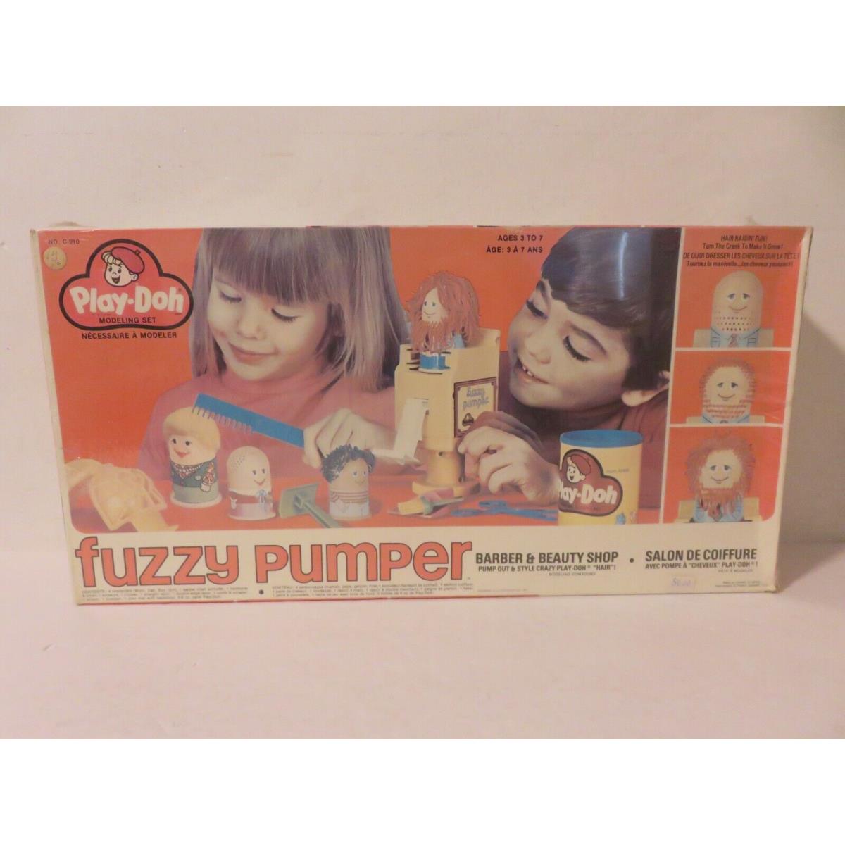 Play Doh Fuzzy Pumper Barber Beauty Shop Parker Bros 1977