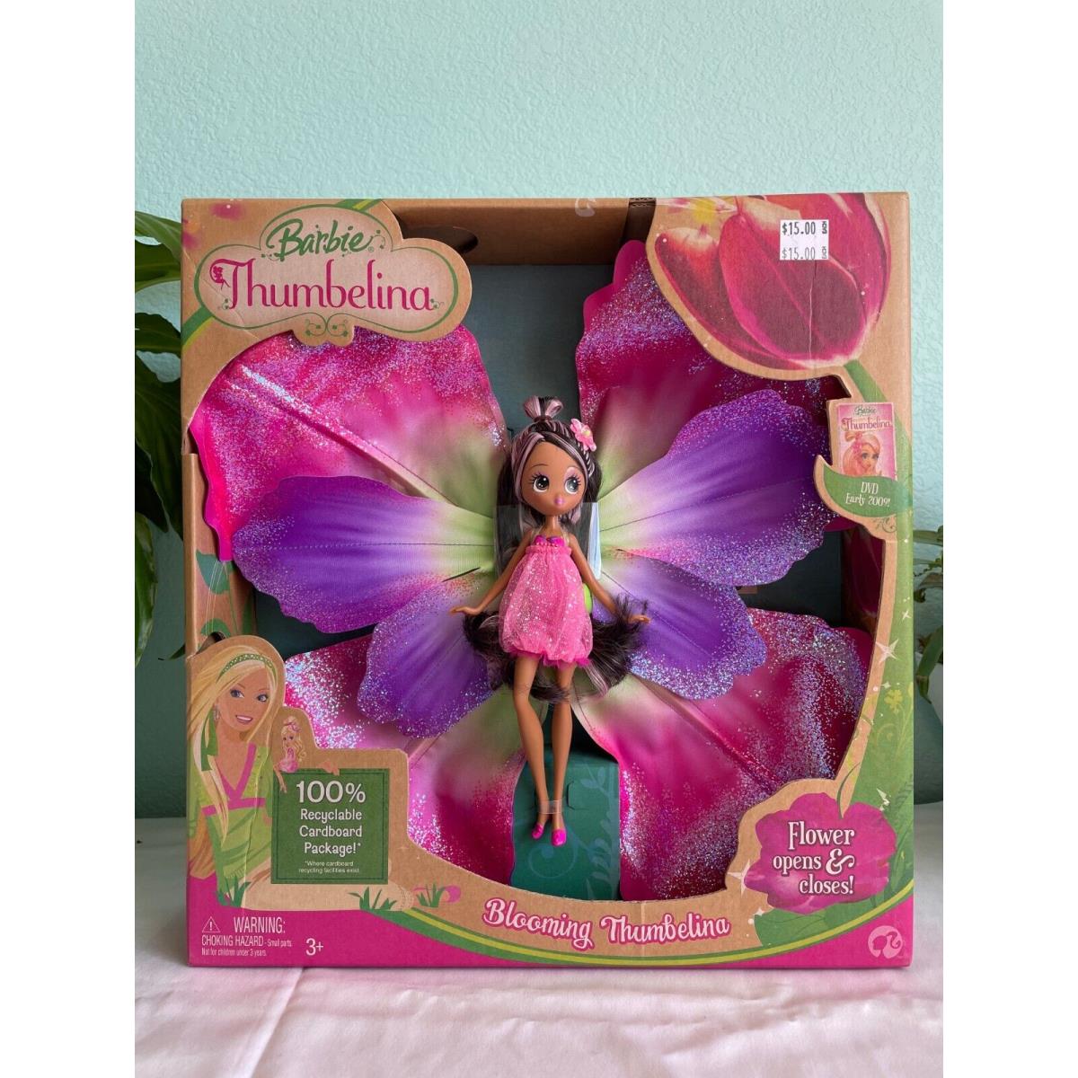 Barbie Blooming Thumbelina Blonde or Brunette You Pick Misb