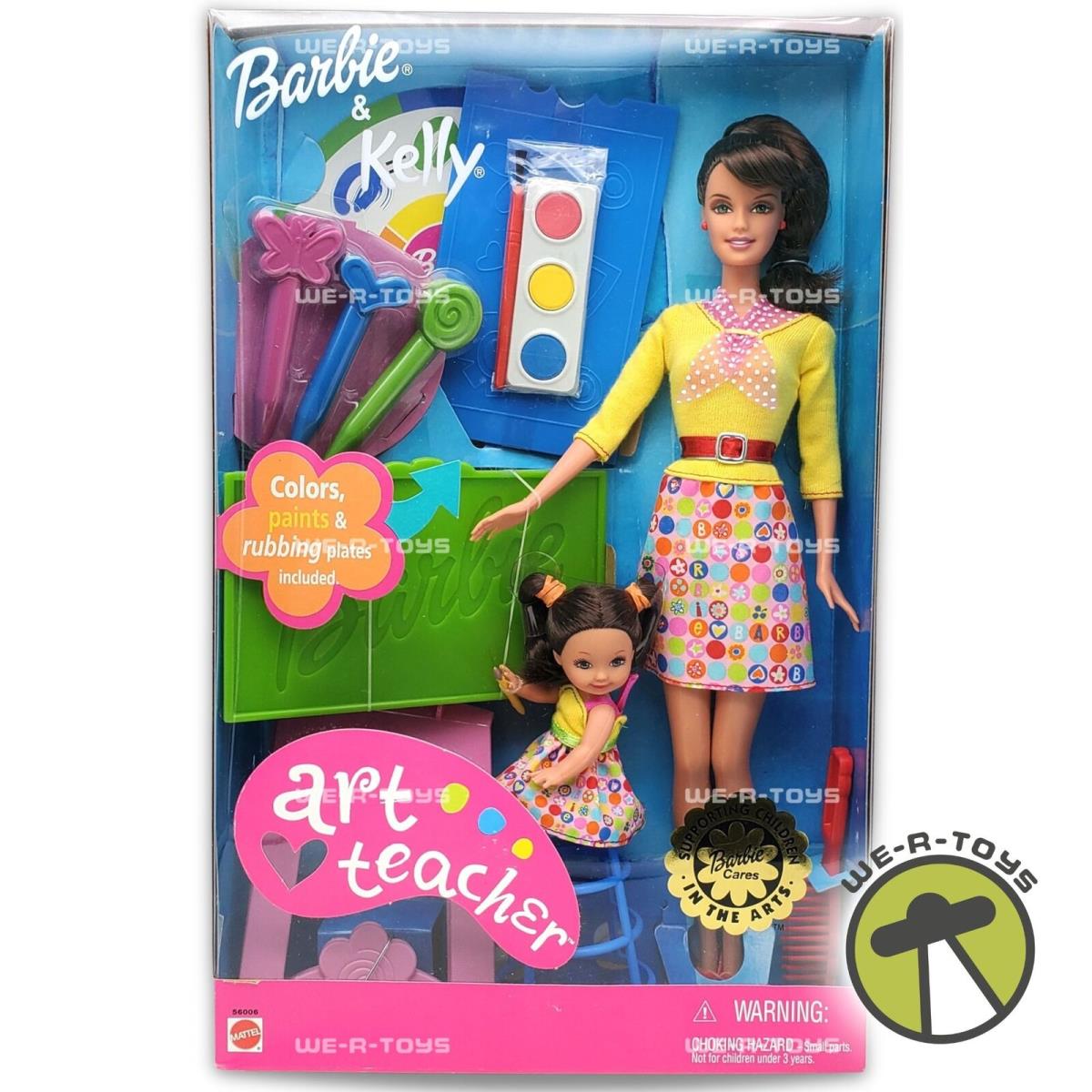 Barbie and Kelly Art Teacher Dolls Mattel 2002 No. 56006