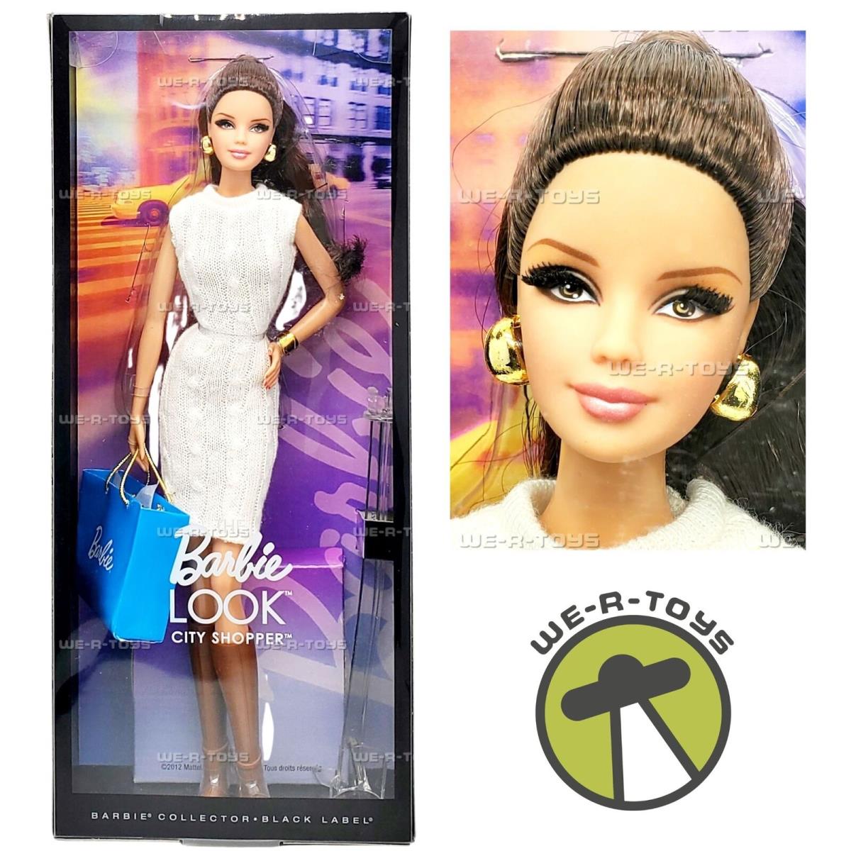 Barbie Collector The Look City Shopper Brunette Doll 2012 Mattel X9196