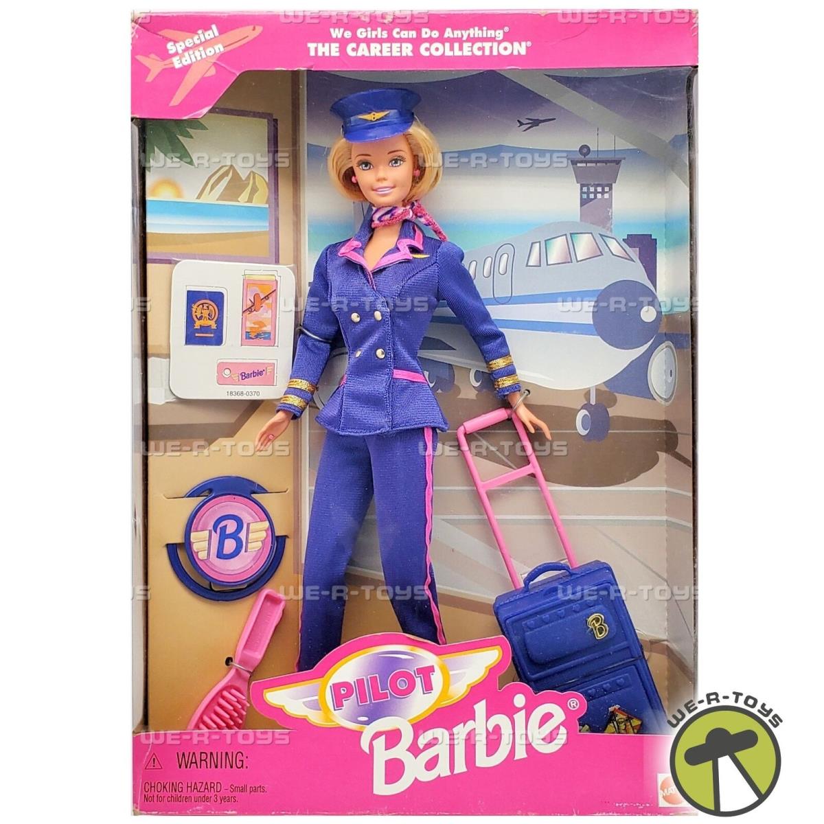 Barbie Pilot Doll We Girls Can Do Anything Career Collection 1997 Mattel 18368