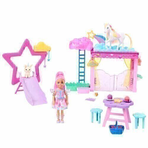 Barbie A Touch of Magic Chelsea Small Doll Pegasus Playset with Stable