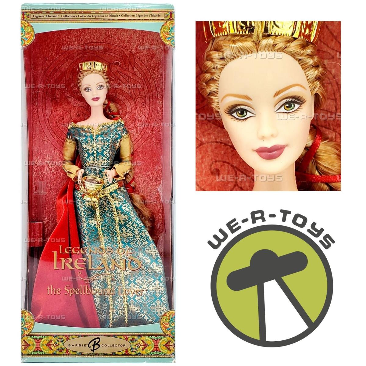 Barbie Legends of Ireland Collection The Spellbound Lover Doll 2004 Mattel G8070