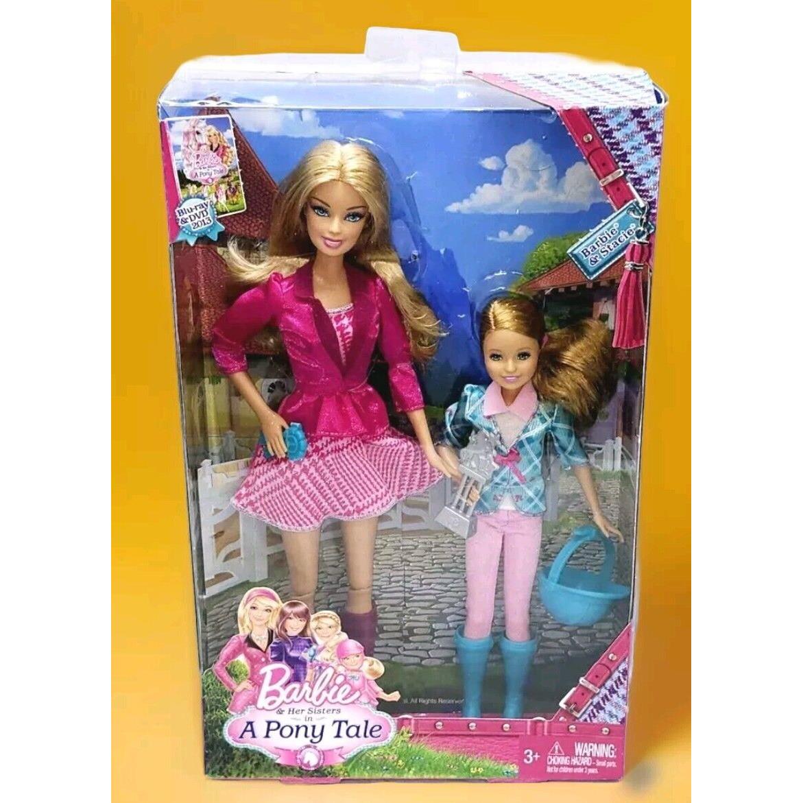 Mattel 2012 Barbie Her Sisters In A Pony Tale Barbie Stacie Dolls Read