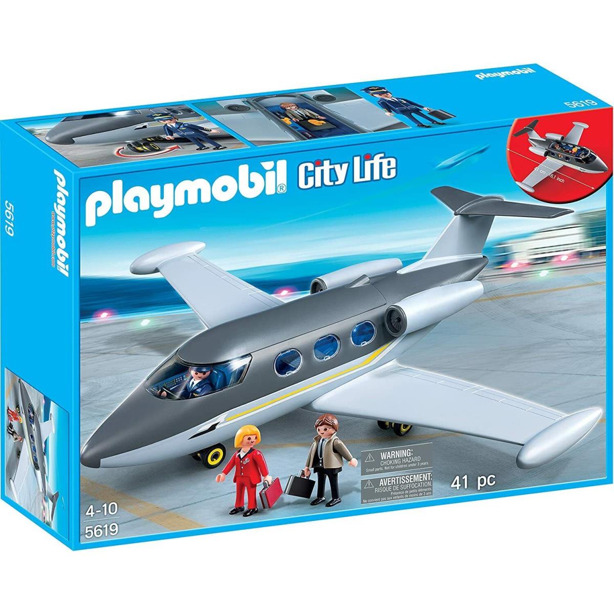 Playmobil City Action City Life Summer Fun Country Playsets Box CITY LIFE 5619 PRIVATE JET