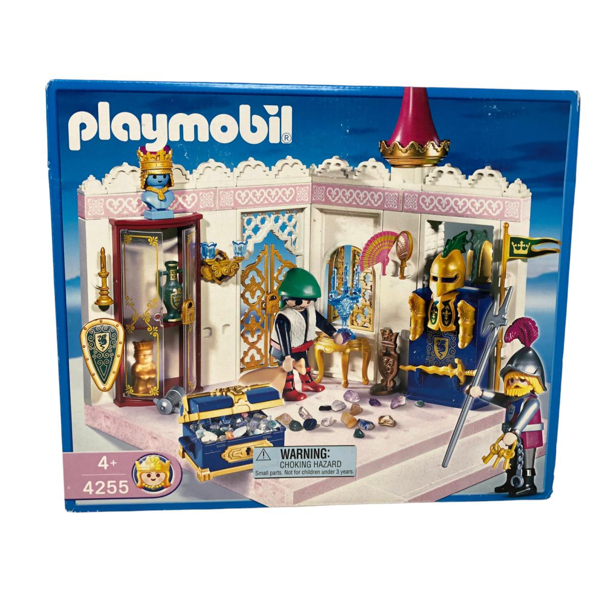 Vtg Playmobil Royal Treasury Palace Theme 4255 Medieval Castle Knight