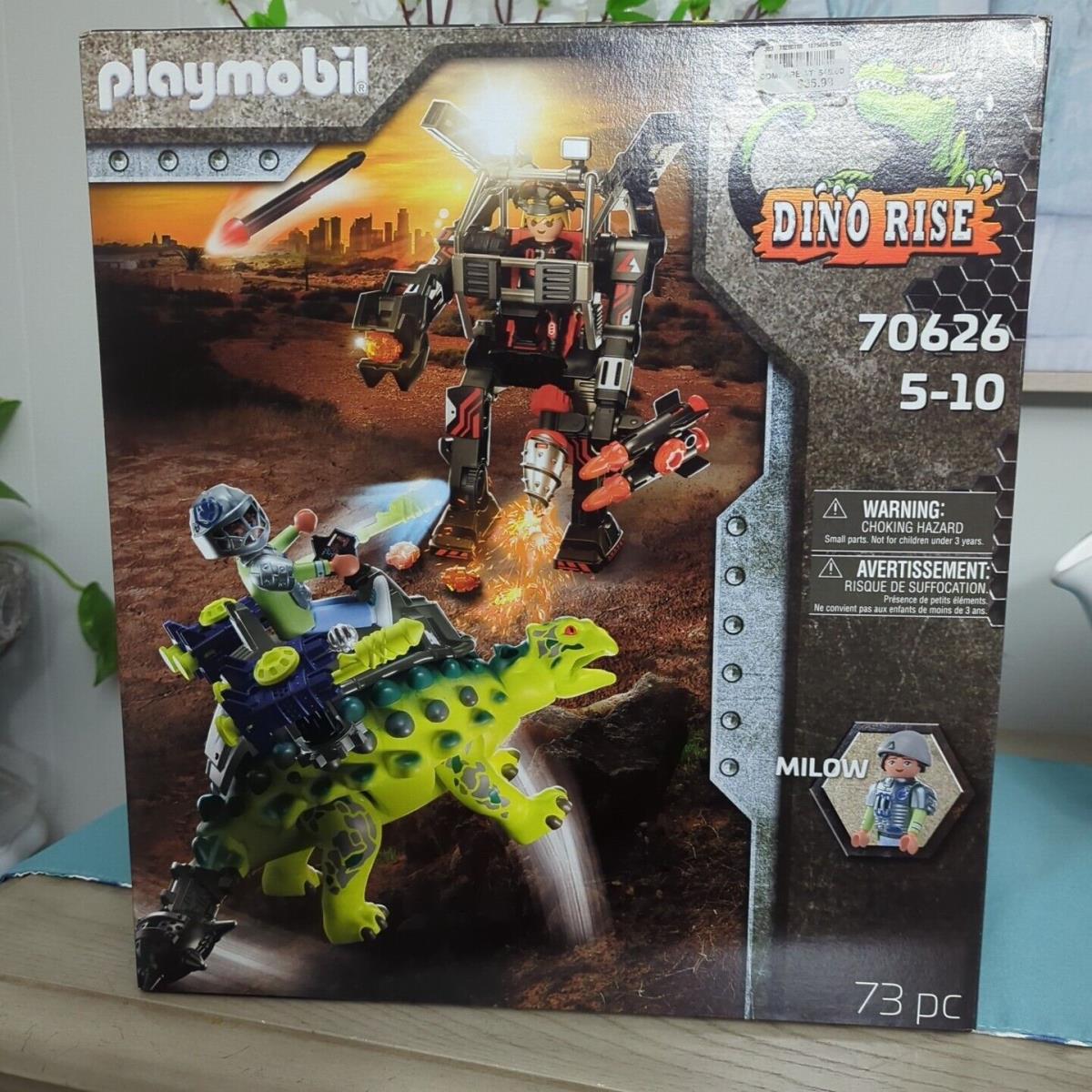 Playmobil 70626 Dino Rise Saichania Invasion of The Robot 73 Pc Toy