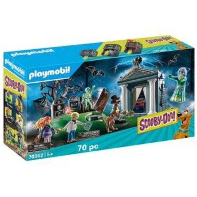 Playmobil Scooby-doo Adventure in The Cemetery 70 Pc Set 70362/ Age 5+