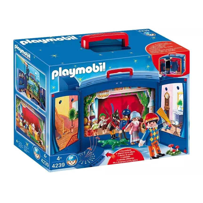 Playmobil 4239 My Take Along Puppet Theater Mint Box - Fast Usa Ship