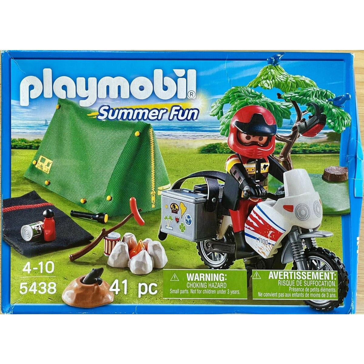 Playmobil 5438 Summer Fun Motorcycle Camping Set 2013