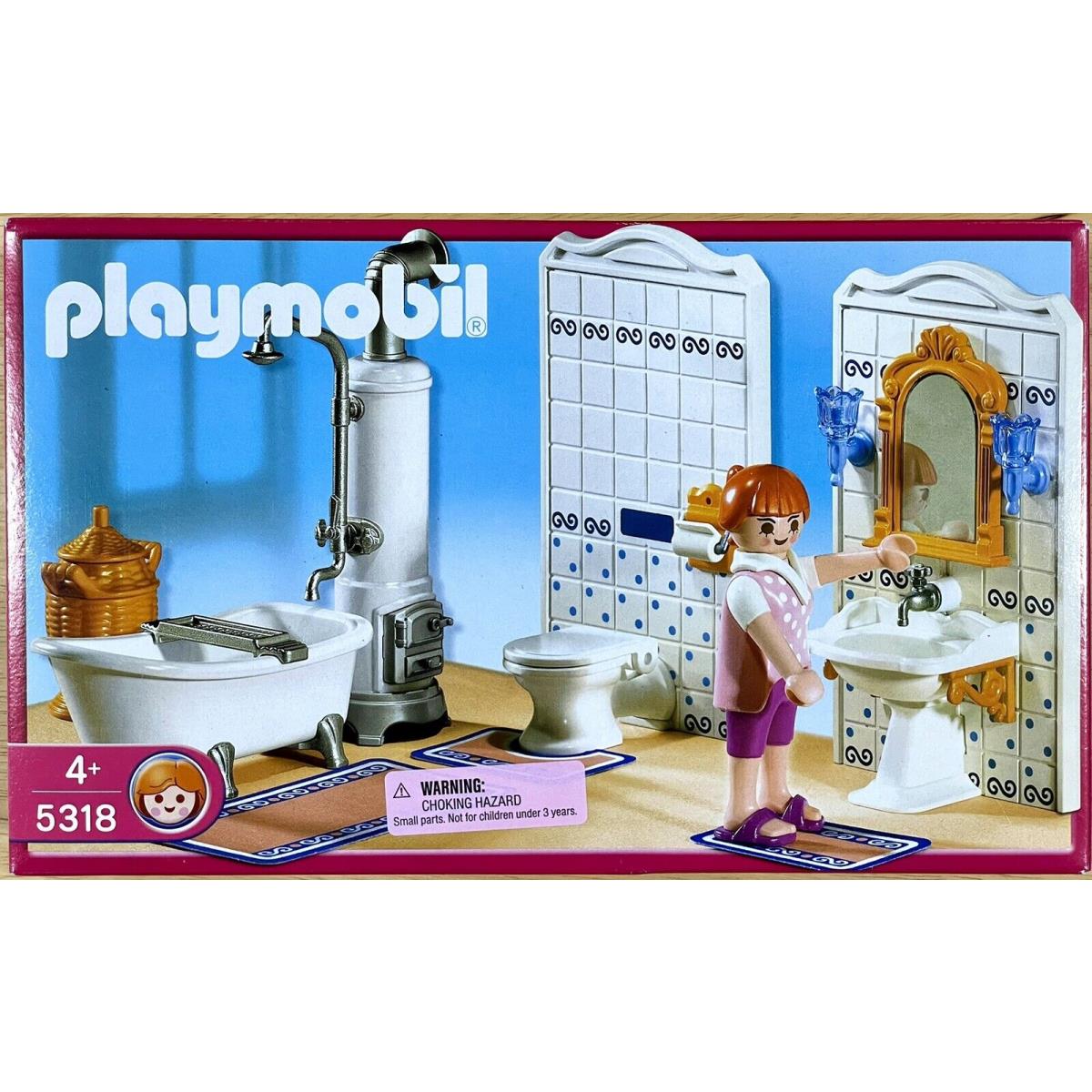 Playmobil 5318 Victorian Style Bathroom Claw Tub Rugs 2003