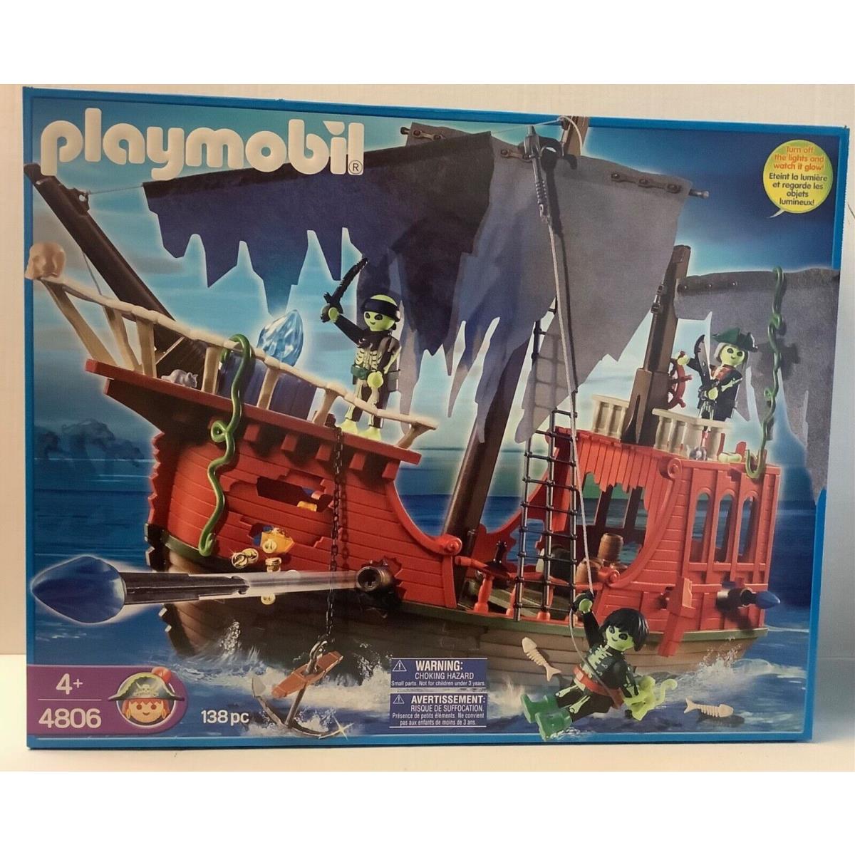 Playmobil 4806 Ghost Pirate Ship - - 138 pc Set