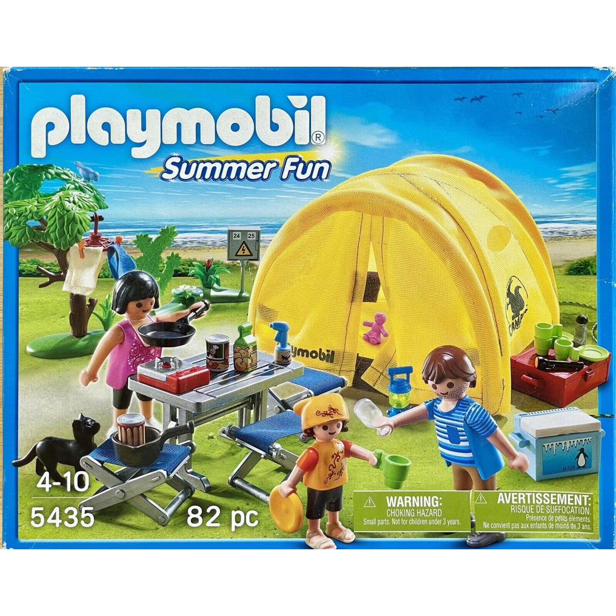 Playmobil 5435 Summer Fun Camping Set with Fold-up Tent 2013