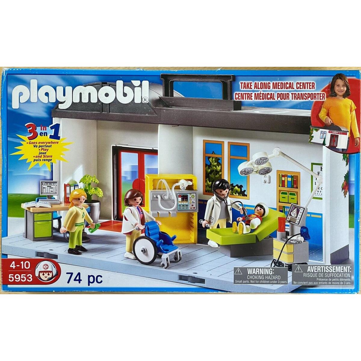 Playmobil 5953 Take Along Medical Center 2010