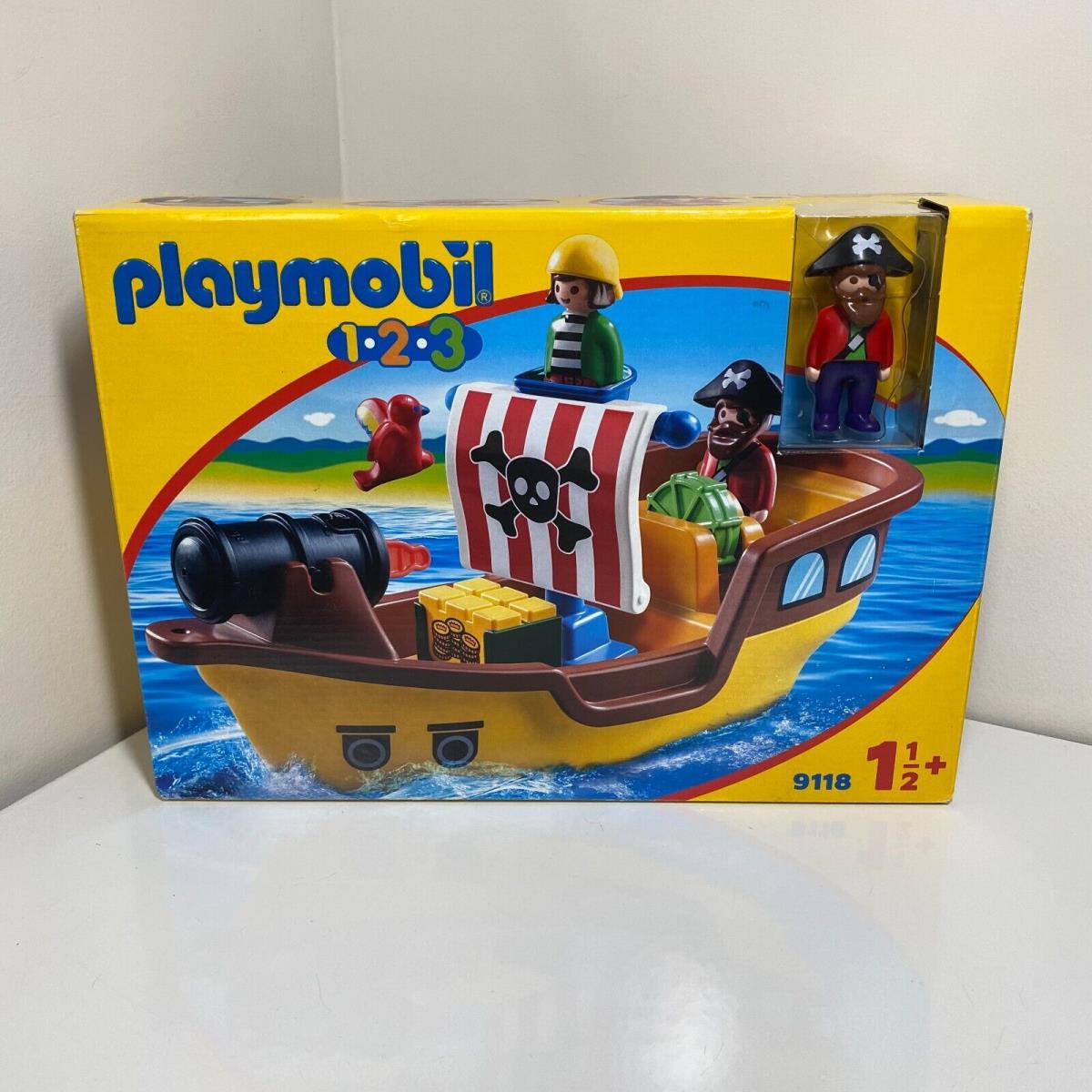 Playmobil 123 Pirate Ship Set 9118 Packaging