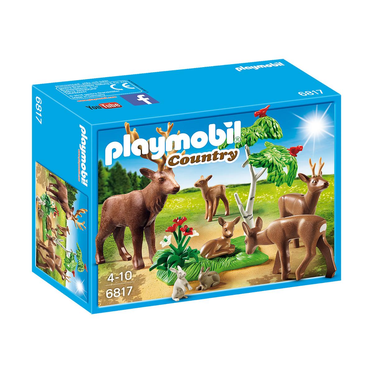 Playmobil Stag with Deer Family Set 6817