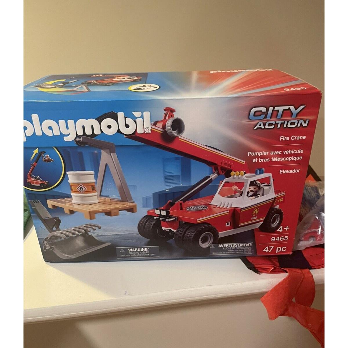 Playmobil 9465 Fire Crane Emergency Rescue Truck Unit U2