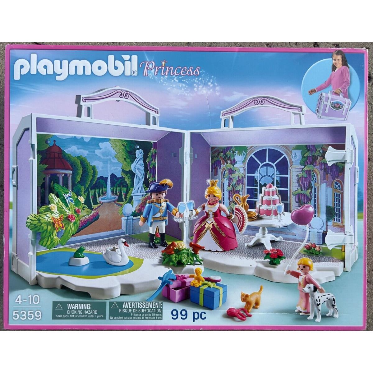 Playmobil Princess Take A Long Birthday Case Play Figures Set 5359