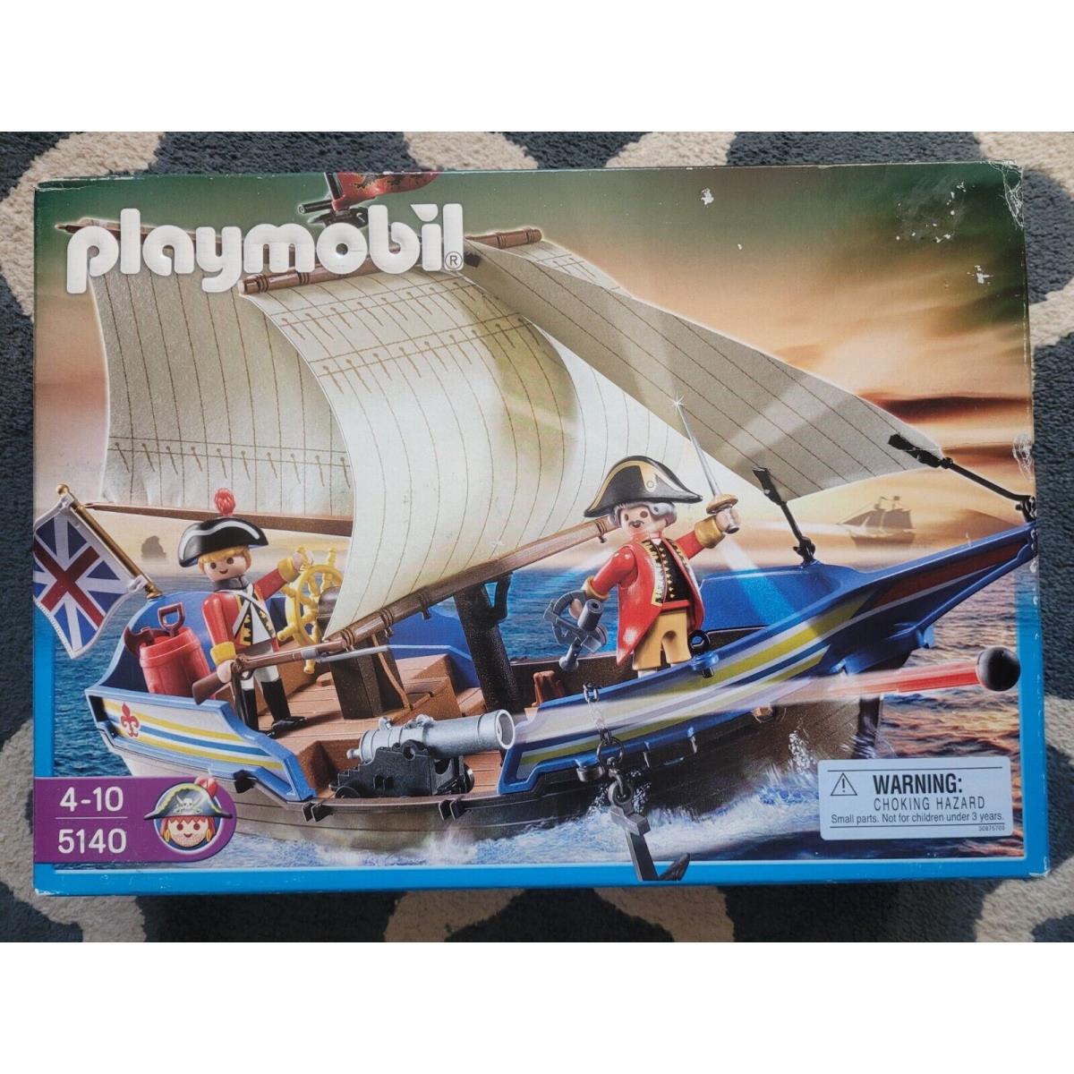 Playmobil 5140 British Redcoat Battle Ship Box