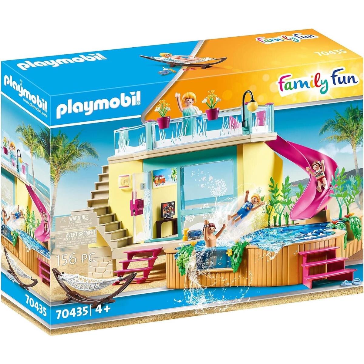 Playmobil 70435 Family Fun Bungalow with Pool