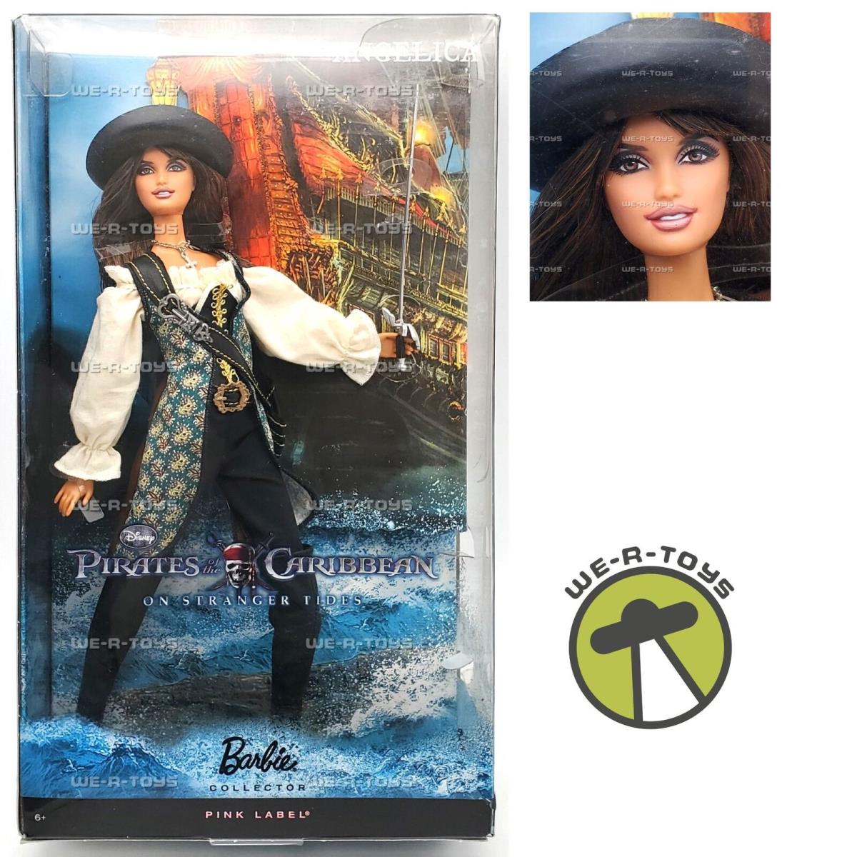 Barbie Pirates of The Caribbean: On Stranger Tides Angelica Doll 2010 Mattel